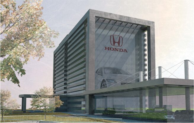 Commercial building renders